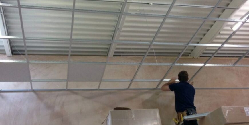 False Ceiling & Light Partitions Installation